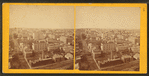 Bird's eye view of the city.