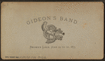 Gideon's Band. Brown's Lake, June 23 to 30, 1875.