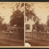 View of a home and garden, Beaver Dam, Wisconsin.