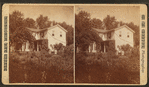 View of a home and garden, Beaver Dam, Wisconsin.