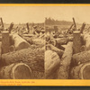 The Great log jam at Chippewa Falls Boom, April 6th 1869.