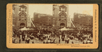 Life Saving Canvas Chute, Milwaukee Carnival, 1898.