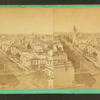 Bird's eye view, looking North from Insurance building.