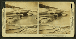 Beautiful variegated colorings, limpid pools and delicate terraces on the great Mound Terrace, Mammoth Hot Spring,Yellowstone Park.