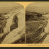 A Mountain of 'Petrified Water', Pulpit Terrace of Mammoth Springs and Mammoth Springs Hotel, Yellowstone Park, U.S.A.