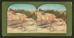 Cleopatra's Terrace in 1902, Mammoth Hot Springs, Y.N.P.