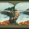 The New concrete bridge over the Yellowstone River Rapids, above Upper Falls.