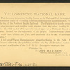 Grand Geyser Cone and safety valve, Yellowstone National Park.