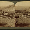 Fort Yellowstone, among the mountains, headquarters of U.S. Troops guarding Yellowstone Park, U.S.A.