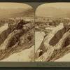 A Mountain of 'Petrified Water'- Pulpit Terrace and Mammoth Spring Hotel, Yellowstone Park, U.S.A.