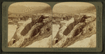 A Mountain of 'Petrified Water'- Pulpit Terrace and Mammoth Spring Hotel, Yellowstone Park, U.S.A.