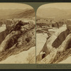 A Mountain of 'Petrified Water'- Pulpit Terrace and Mammoth Spring Hotel, Yellowstone Park, U.S.A.