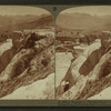 A Mountain of 'Petrified Water'- Pulpit Terrace and Mammoth Spring Hotel, Yellowstone Park, U.S.A.