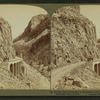 Golden Gate, entrance to picturesque ravine of golden rocks - Yellowstone Park, U.S.A.