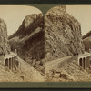 Golden Gate, entrance to picturesque ravine of golden rocks - Yellowstone Park, U.S.A.