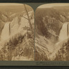 From Pt. Lookout, 1,000 ft. above river, up cañon to Lower Falls (308 ft.) Yellowstone Park, U.S.A.