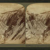 Down the river and cañon N. E. from the dizzy brink of Lower Falls (308 Ft.) Yellowstone Park, U.S.A.