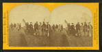 Head quarters, Platte City, Oct. 25th, 1866 [photographer's shadow in the foreground].