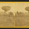 View of Mushroom Rock, Alum Creek, Kansas, 7 miles east of Fort Harker, and 496 miles west of St. Louis, Mo.