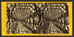 Frame for snow covering, interior view.
