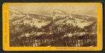 Summits of Sierras. 8,000 to 10,000 feet altitude.