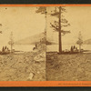 View from foot of Donner Lake, Nevada County.