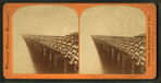 Western Pacific Railroad Pier, San Francisco Bay, looking from the ferry landing towards Oakland.