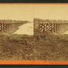 View of the trestle work of San Antonio Creek, Western Pacific Railroad.