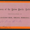 Scenery of the Union Pacific Railroad.