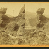 Pulpit Rock, mouth of Echo Canyon, looking west.