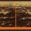 Summits of Sierras, 8,000 to 10,000 feet altitude.