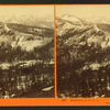 Summits of Sierras, 8,000 to 10,000 feet altitude.