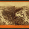Emigrant Gap Ridge, 84 miles, Old Man Mountain, Red Mountain, Castle Peak in distance.