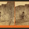 Alcove in palisades, Ten Mile Cañon.