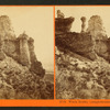 Witch Rocks, (conglomerate), near Echo, Utah, U.P.R.R.