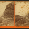 Rocks in Echo Canyon, (view west), Utah. U.P.R.R.