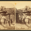 Pillars capped with petrifications, BadLands.