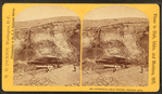 Hydraulic gold mining, Virginia City.