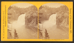 Upper falls of the Yellowstone, 115 feet.