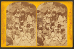 Kai-vav-its, a tribe of Pai Utes living on the Kai-bab Plateau near the Grand Cañon of the Colorado in Northern Arizona : group of men in full dress.