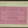 U-in-tah Utes: met at the spring.