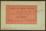 Low water.