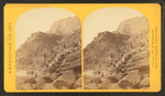View of Grand Cañon walls, near mouth of Diamond River.