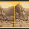 Mouth of the Paria, Colorado River; walls 2,100 feet in height.