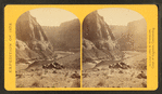 Mouth of the Paria, Colorado River; walls 2,100 feet in height.
