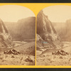 Mouth of the Paria, Colorado River; walls 2,100 feet in height.