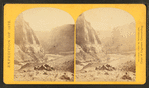 Mouth of the Paria, Colorado River; walls 2,100 feet in height.