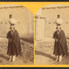 Zuni Indian girl, with water olla.