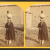Zuni Indian girl, with water olla.
