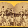 Group of Zuni Indian "braves," at their pueblo, N.M.